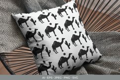 Camel Silhouette Seamless Pattern Product Image 1