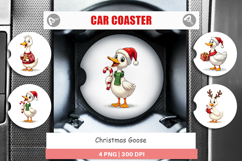 Christmas Goose Car Coaster Product Image 1