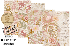 Shabby Chic, Papers, Junk Journal Product Image 1