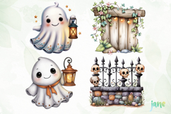 Cute Halloween Fall Sublimation Clipart Product Image 1