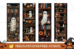 Floral Halloween Bookmarks, Magic Bookmarks PNG Product Image 1