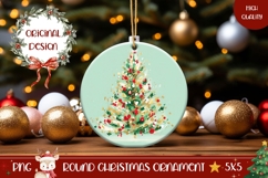 Art Christmas Tree Ornament, Christmas Ornament Design Product Image 1