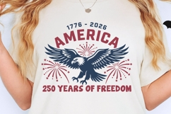 250 Years Of Freedom Svg, America 250 Years Anniversary Svg. Product Image 2