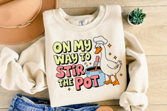 On my way to stir the pot Svg | Svg Cut File | Shirt Svg Product Image 2