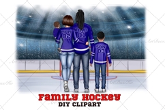 Hockey Family clipart: &quot;HOCKEY CLIPART&quot; Hockey jerseys PNG Product Image 1