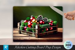 Festive Milk Crate Centerpiece Cutting Board PNG Design Product Image 1