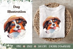 Summer Mountain Dog PNG, Funny Mountain Dog Print Product Image 1