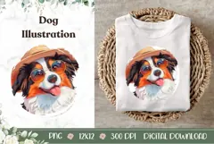 Summer Mountain Dog PNG, Funny Mountain Dog Print Product Image 1