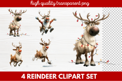 Whimsical Christmas Clipart | Cute Festive Holiday PNG Illus Product Image 1