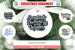 Cynical Christmas Phrases Ornament Product Image 1
