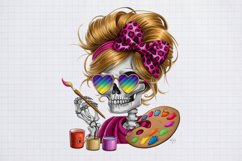 Funny Skeleton Messy CLIPART PNG Product Image 2