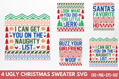 Ugly Christmas Sweater SVG Product Image 1