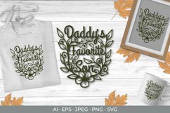 Daddy's Favorite Son Papercut Product Image 1