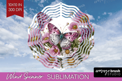 Magical Forest Wind Spinner Sublimation PNG - Fantasy Round Product Image 1