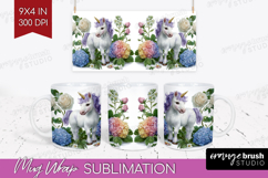 Magical Forest Mug Wrap - Fantasy Mug PNG Sublimation Product Image 1