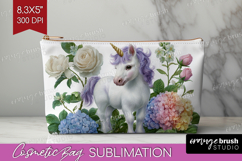 Magical Forest Cosmetic Bag - Fantasy Makeup Bag PNG Product Image 1
