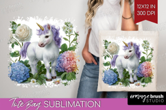 Magical Forest Tote Bag - Fantasy Tote Bag PNG Sublimation Product Image 1