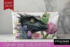 Magical Forest Cosmetic Bag - Fantasy Makeup Bag PNG Product Image 1