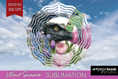 Magical Forest Wind Spinner Sublimation PNG - Fantasy Round Product Image 1