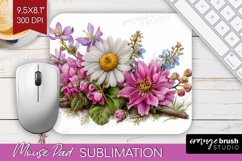 Magical Forest Mouse Pad Sublimation - Fantasy Mousepad PNG Product Image 1
