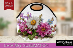 Magical Forest Lunch Bag - Fantasy Lunch Bug PNG Sublimation Product Image 1