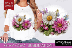 Magical Forest Round Tshirt Background - Fantasy PNG Product Image 1