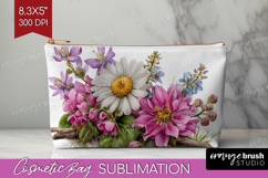 Magical Forest Cosmetic Bag - Fantasy Makeup Bag PNG Product Image 1