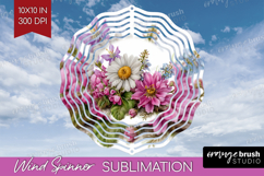 Magical Forest Wind Spinner Sublimation PNG - Fantasy Round Product Image 1