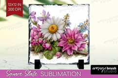 Magical Forest Slate PNG - Fantasy Square Slate Sublimation Product Image 1