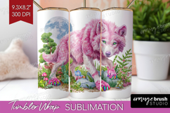 Magical Forest Tumbler Wrap - Fantasy Tumbler PNG Product Image 1
