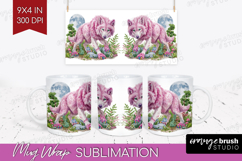 Magical Forest Mug Wrap - Fantasy Mug PNG Sublimation Product Image 1