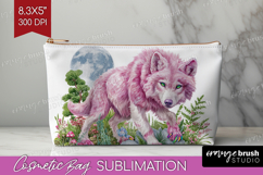 Magical Forest Cosmetic Bag - Fantasy Makeup Bag PNG Product Image 1