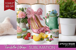 Magical Forest Tumbler Wrap - Fantasy Tumbler PNG Product Image 1