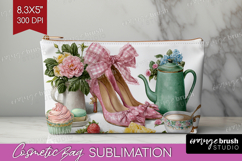 Magical Forest Cosmetic Bag - Fantasy Makeup Bag PNG Product Image 1