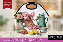 Magical Forest Lunch Bag - Fantasy Lunch Bug PNG Sublimation Product Image 1
