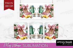 Magical Forest Mug Wrap - Fantasy Mug PNG Sublimation Product Image 1