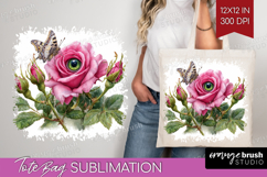 Magical Forest Tote Bag - Fantasy Tote Bag PNG Sublimation Product Image 1