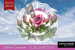 Magical Forest Wind Spinner Sublimation PNG - Fantasy Round Product Image 1