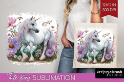 Magical Forest Tote Bag - Fantasy Tote Bag PNG Sublimation Product Image 1