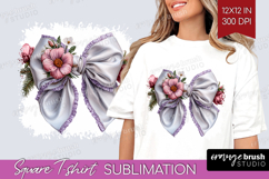 Magical Forest Square Tshirt Background - Fantasy PNG Product Image 1