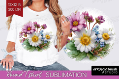 Magical Forest Round Tshirt Background - Fantasy PNG Product Image 1