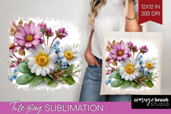 Magical Forest Tote Bag - Fantasy Tote Bag PNG Sublimation Product Image 1