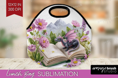 Magical Forest Lunch Bag - Fantasy Lunch Bug PNG Sublimation Product Image 1