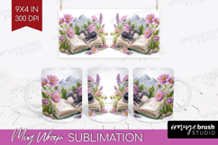 Magical Forest Mug Wrap - Fantasy Mug PNG Sublimation Product Image 1
