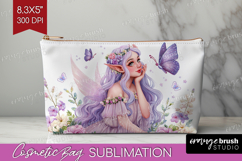 Magical Forest Cosmetic Bag - Fantasy Makeup Bag PNG Product Image 1