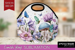 Magical Forest Lunch Bag - Fantasy Lunch Bug PNG Sublimation Product Image 1