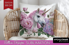 Magical Forest Pillow Sublimation - Fantasy Pillow Cover PNG Product Image 1