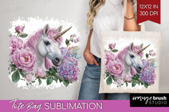 Magical Forest Tote Bag - Fantasy Tote Bag PNG Sublimation Product Image 1