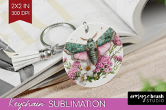 Magical Forest Keychain PNG - Fantasy Keychain Sublimation Product Image 1