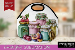 Magical Forest Lunch Bag - Fantasy Lunch Bug PNG Sublimation Product Image 1